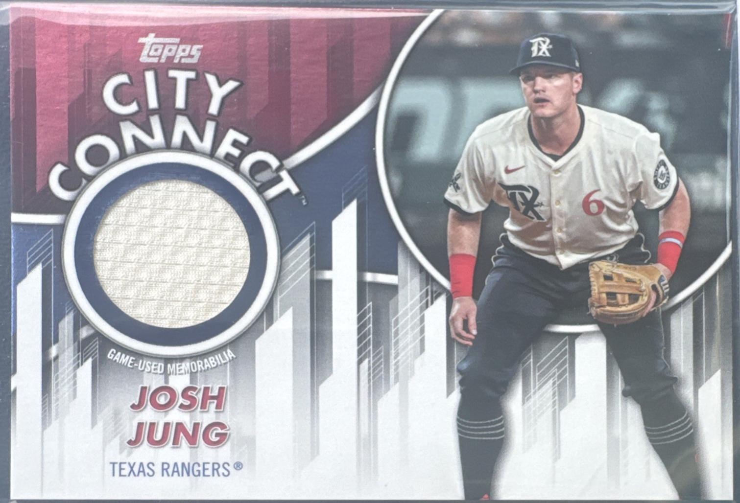 Josh Jung #CC2-JJ 2026 Topps Series 2 City Connect Swatch Baseball