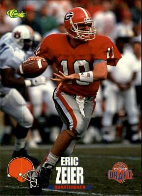 Eric Zeier #44 Football Cards 1995 Classic NFL Rookies