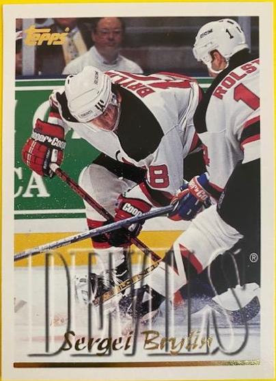 Sergei Brylin #35 Hockey Cards 1995 Topps