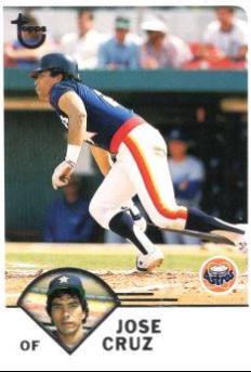 Jose Cruz #12 2003 Topps Retired Signature Edition Baseball