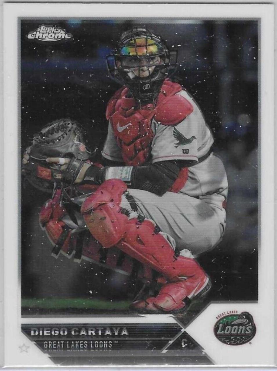 Diego Cartaya #PDC-169 2023 Topps Pro Debut Chrome Baseball