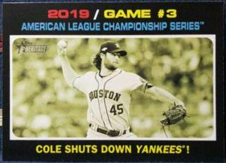 Cole Shuts Down Yankees