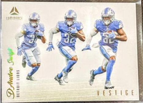 D'Andre Swift #VST-DSW Football Cards 2022 Panini Luminance Vestige