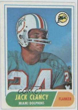 Jack Clancy #14 Football Cards 1968 Topps