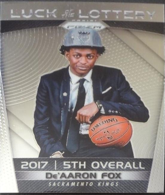 De'Aaron Fox #LL-DFO Basketball Cards 2017 Panini Prizm Luck of the Lottery