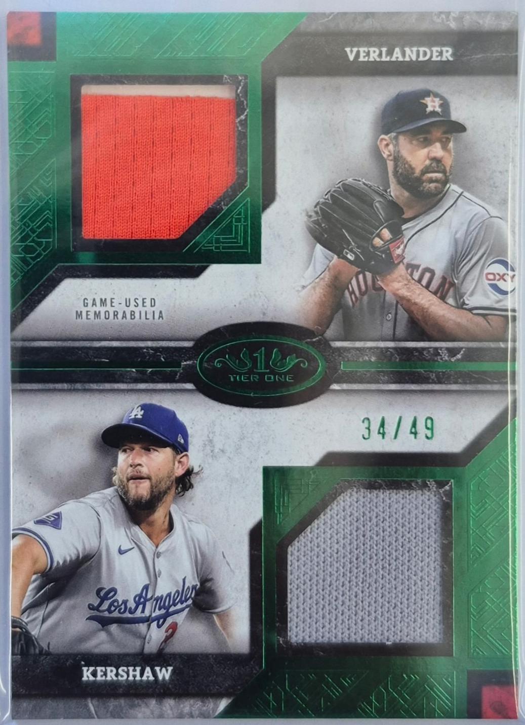 Justin Verlander / Clayton Kershaw [Green] #DPR-VK