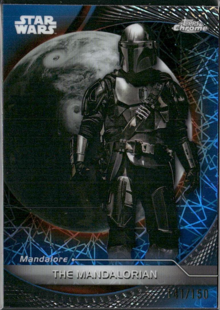 The Mandalorian [Blue Lazer Refractor] #59