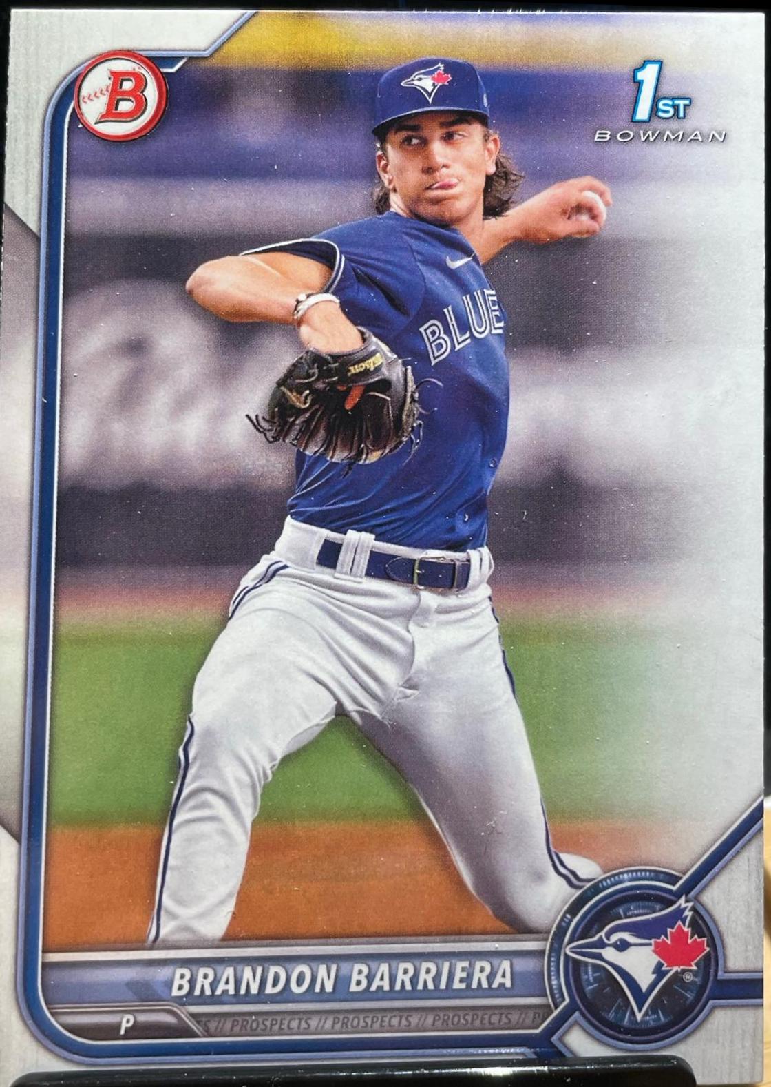 Brandon Barriera #BD-21 Baseball Cards 2022 Bowman Draft