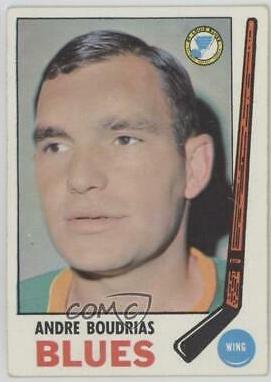 Andre Boudrias #16 Hockey Cards 1969 Topps