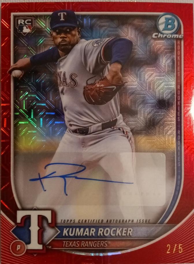 Kumar Rocker [Red Mojo Refractor] #CRA-KR