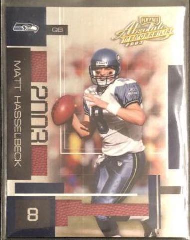 Matt Hasselbeck #89 2003 Playoff Absolute Memorabilia Football