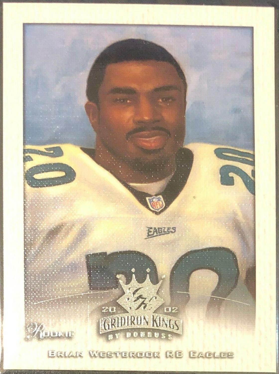 Brian Westbrook #116 2002 Panini Donruss Gridiron Kings Football
