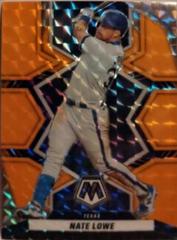 Nate Lowe [Reactive Orange Mosaic] #39 Baseball Cards 2022 Panini Mosaic Prices