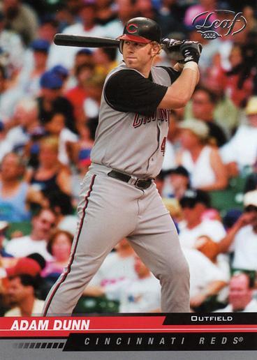 Adam Dunn #53 Baseball Cards 2005 Leaf
