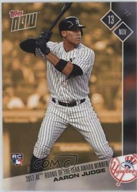 Aaron Judge #OSB-1 Baseball Cards 2017 Topps Now Off Season Bonus