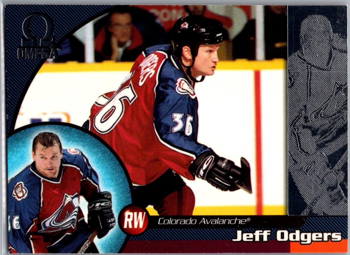 Jeff Odgers #62 1998 Pacific Omega Hockey
