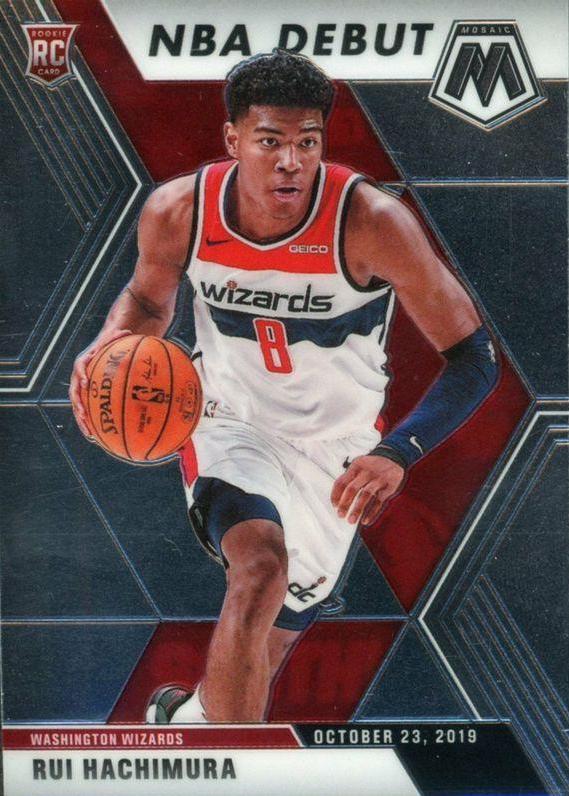 Rui Hachimura #275 Basketball Cards 2019 Panini Mosaic