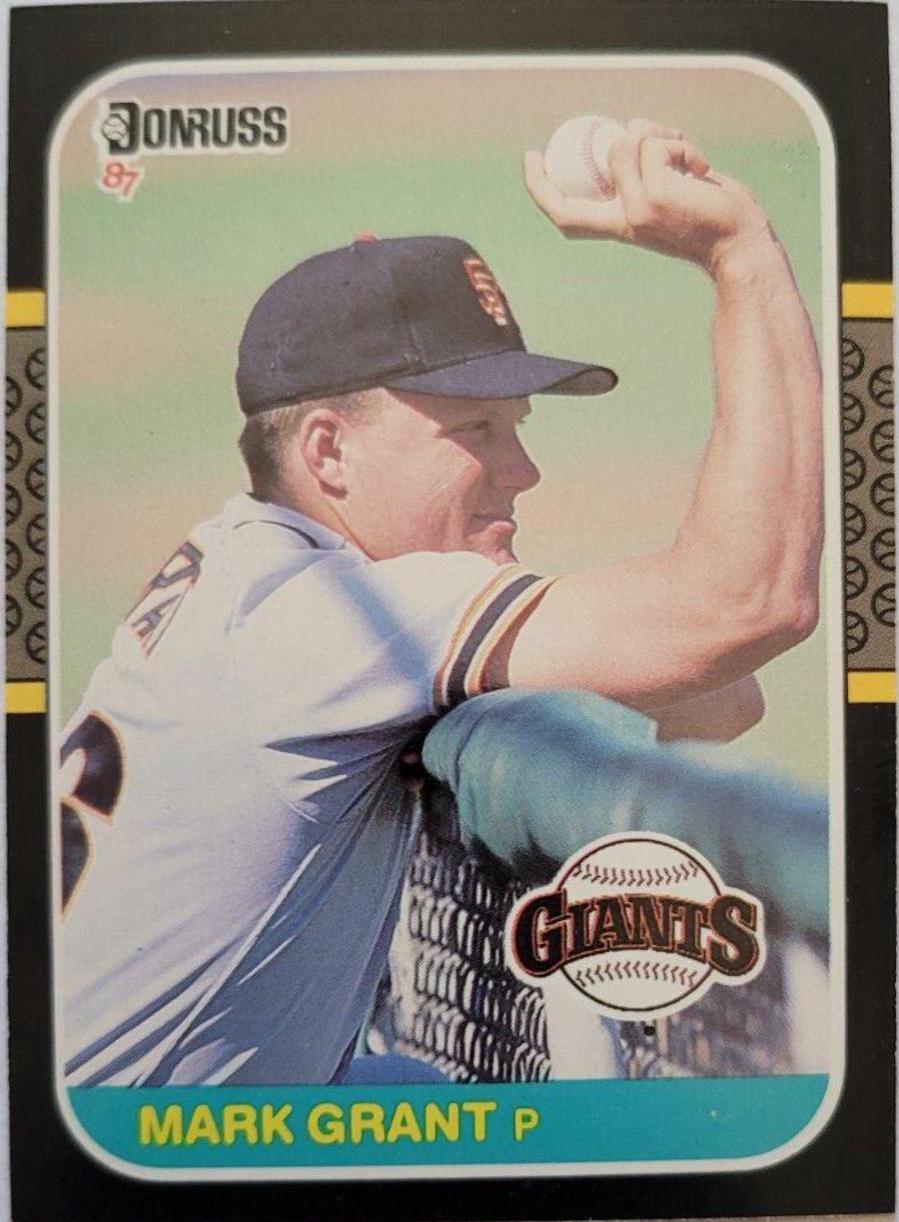 Mark Grant #644 Baseball Cards 1987 Donruss