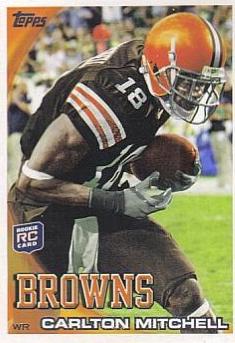 Carlton Mitchell #192 Football Cards 2010 Topps
