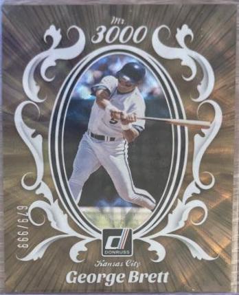 George Brett #M3K-12 Baseball Cards 2023 Panini Donruss Mr. 3000