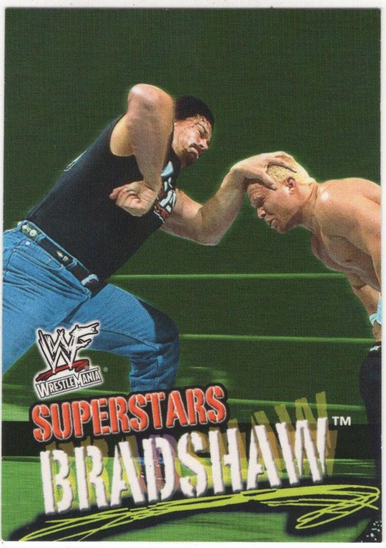Bradshaw #57 Wrestling Cards 2001 Fleer WWF Wrestlemania