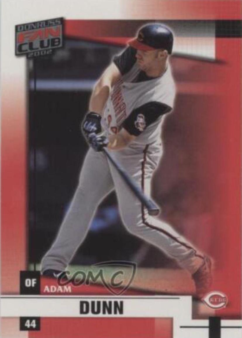 Adam Dunn #74 Baseball Cards 2002 Donruss Fan Club