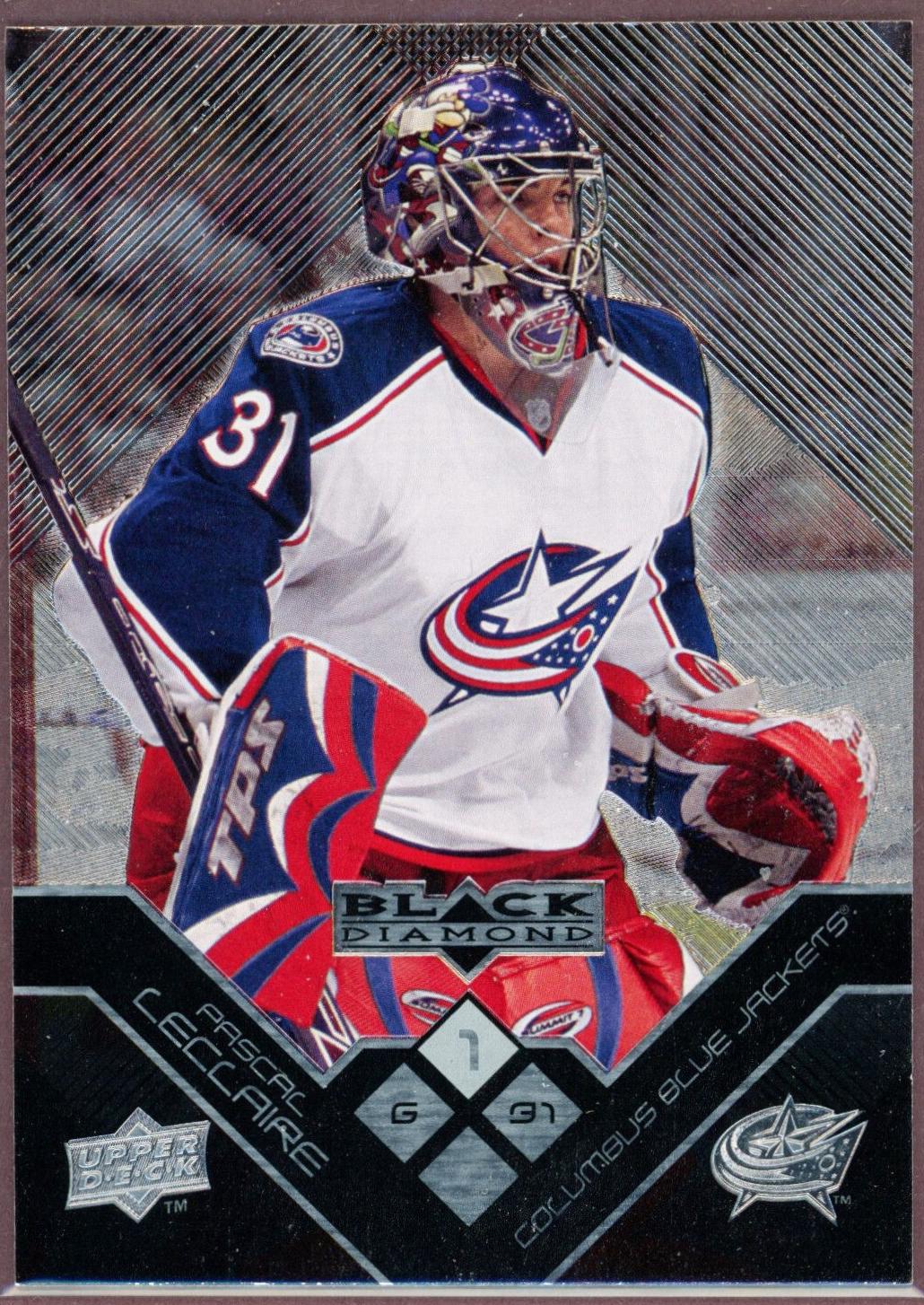 Pascal Leclaire #20 Hockey Cards 2008 Upper Deck Black Diamond