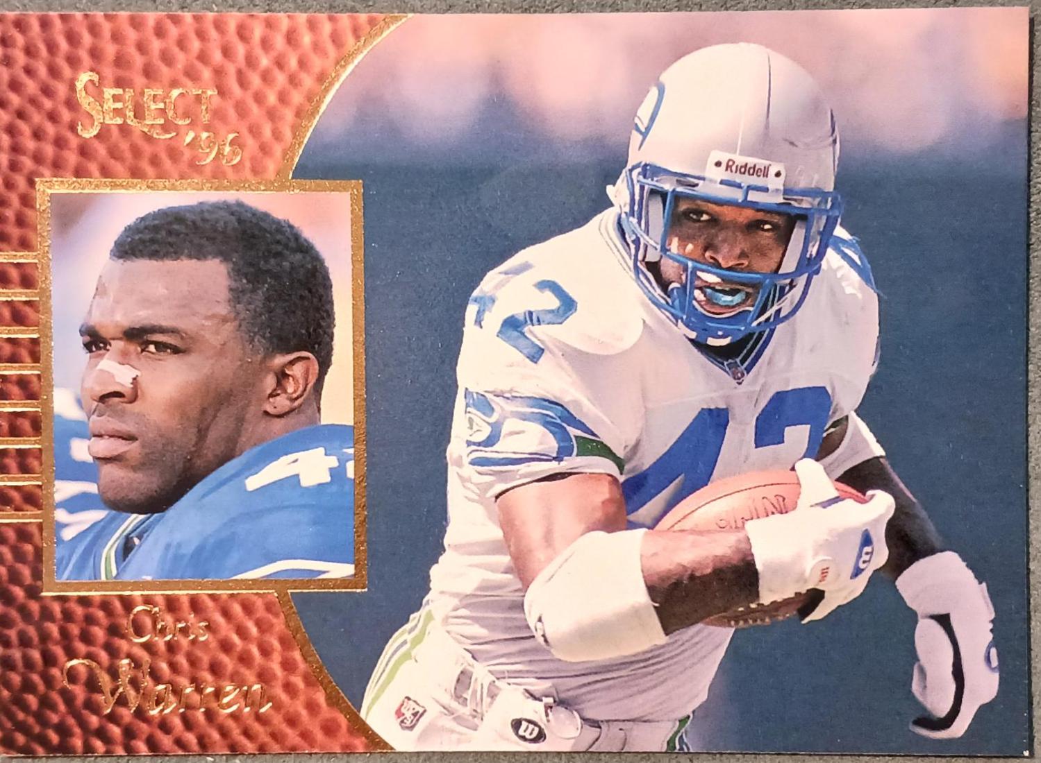 Chris Warren #15 Football Cards 1996 Select