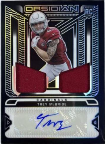 Trey McBride #221 2022 Panini Obsidian Football