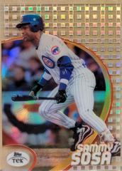 Sammy Sosa [Pattern 41] #28 Baseball Cards 1998 Topps Tek Prices