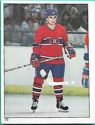 Gilbert Delorme #70 Hockey Cards 1983 O-Pee-Chee Sticker