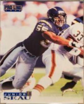 Junior Seau #259 1996 Pro Line Football