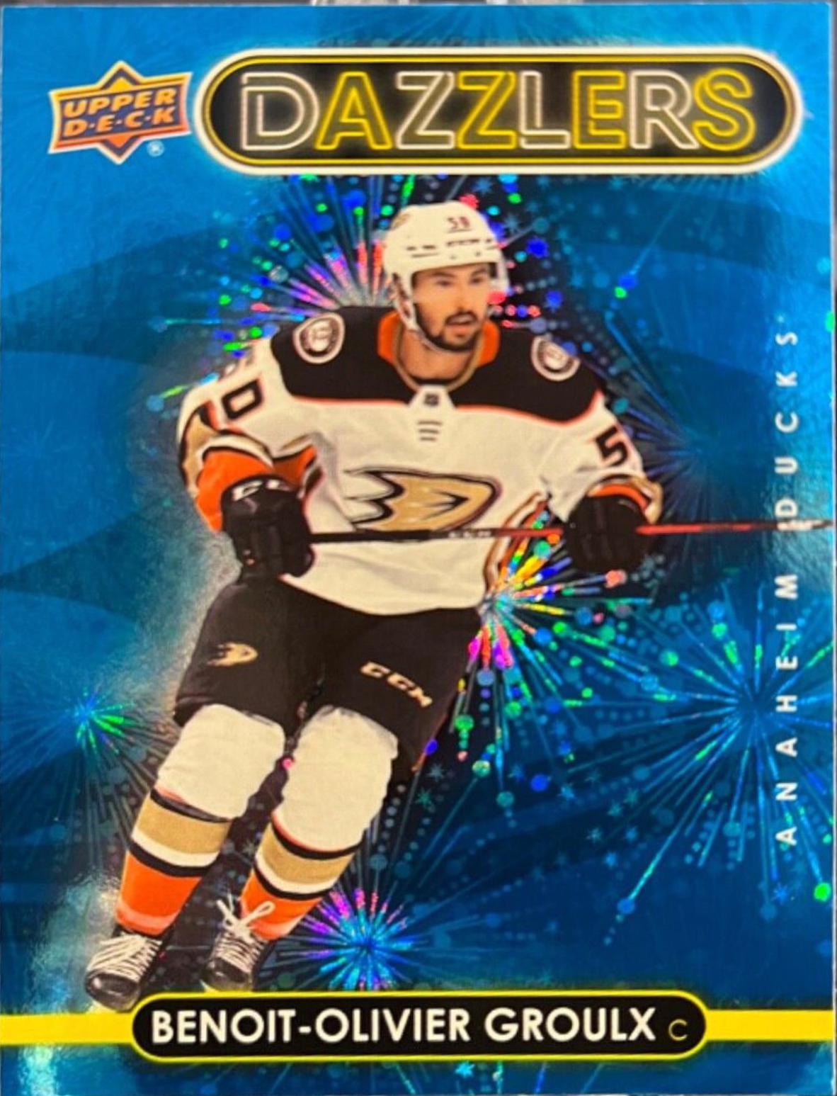 Benoit Olivier Groulx #DZ-102 Hockey Cards 2021 Upper Deck Dazzlers