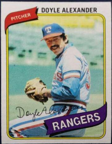 1980 Doyle Alexander #67