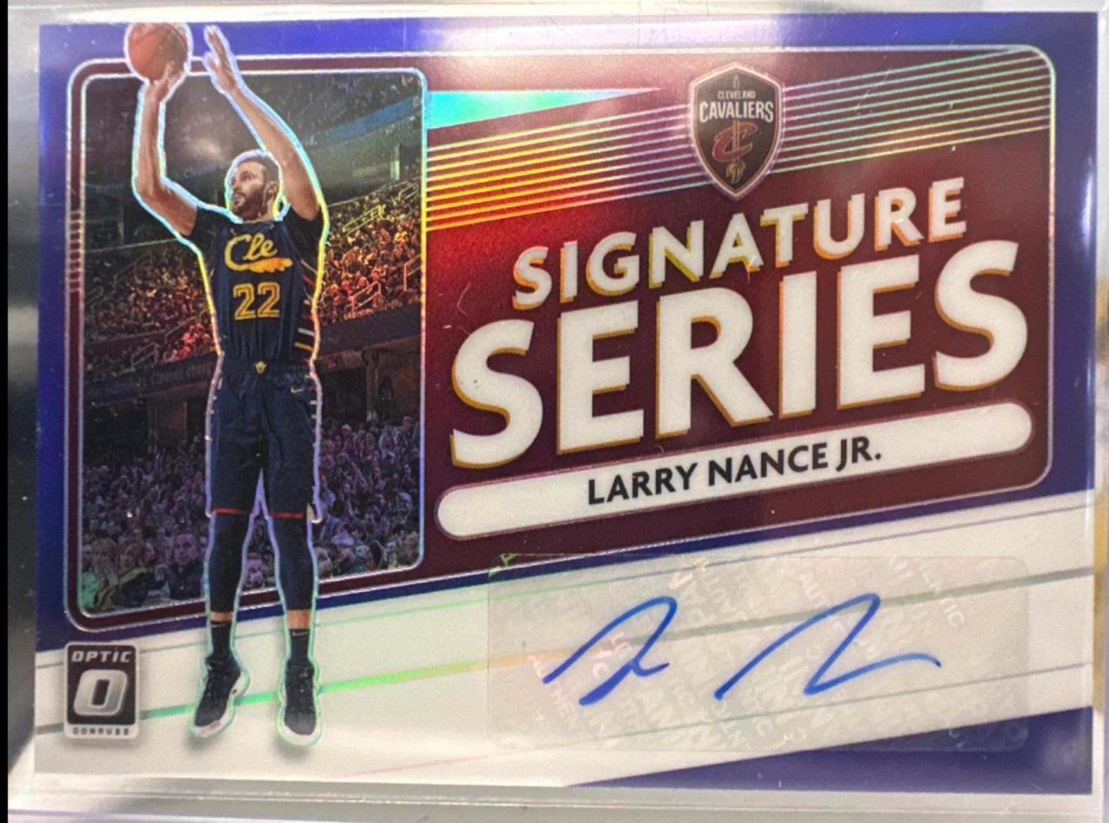 Larry Nance Jr. [Purple] #SS-LNJ