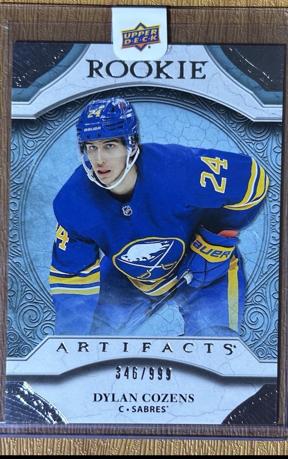 Dylan Cozens #RED184 Hockey Cards 2020 Upper Deck Artifacts Rookie Redemptions