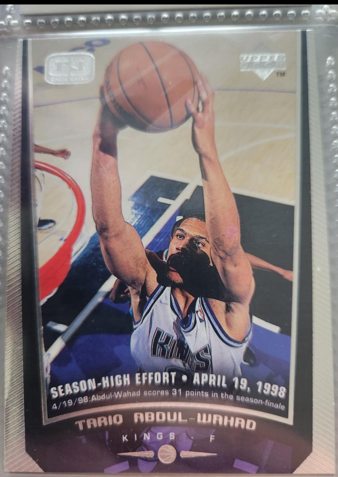 tariq abdul-wahad #130 Basketball Cards 1998 Upper Deck