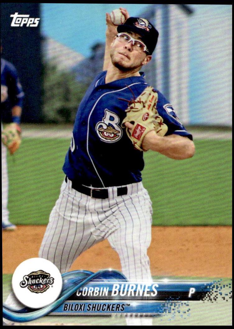 Corbin Burnes #7 Baseball Cards 2018 Topps Pro Debut