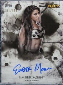 Ember Moon #UA-EMB Wrestling Cards 2018 Topps WWE Undisputed Autographs
