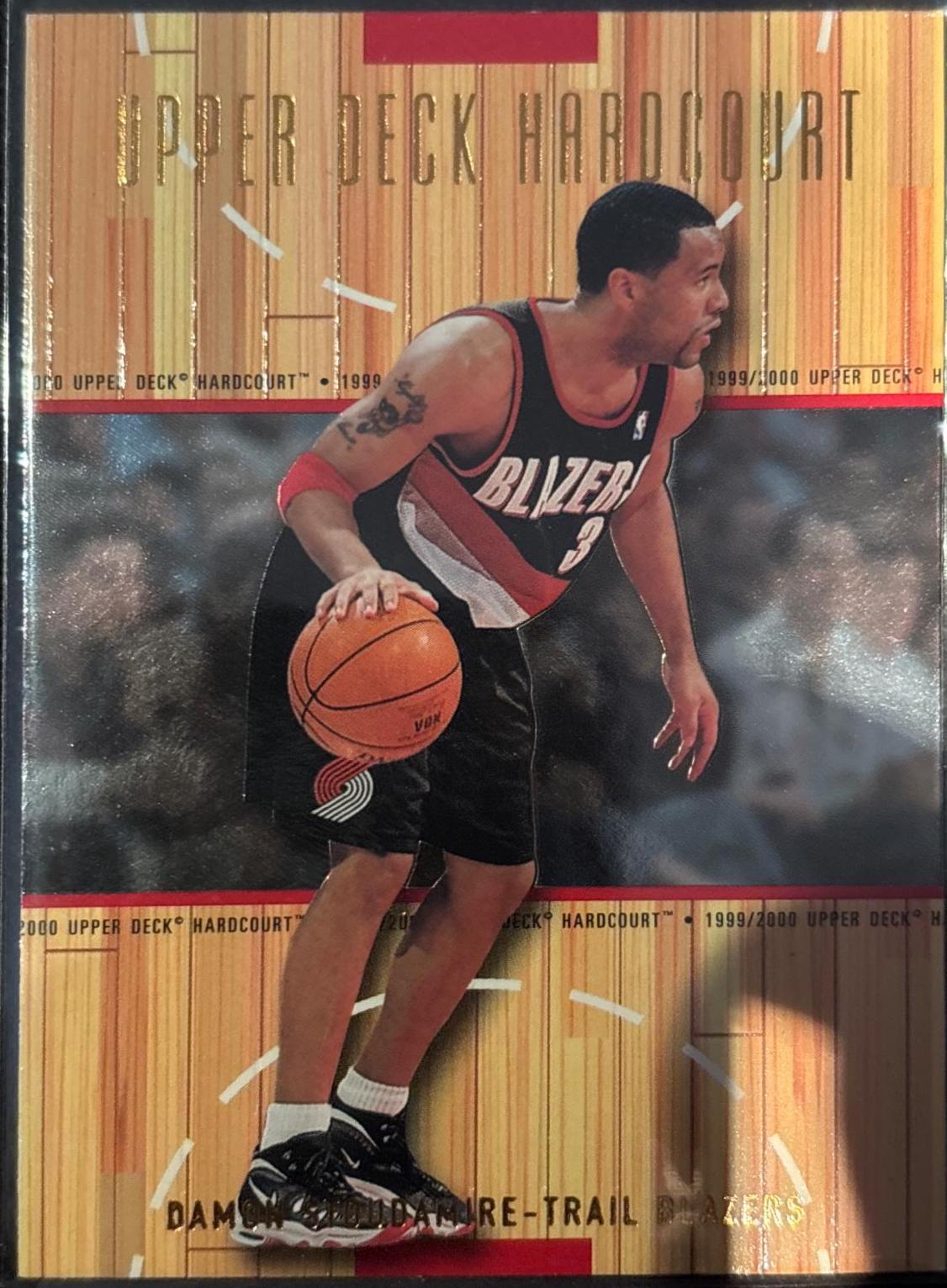Damon Stoudamire #45 Basketball Cards 1999 Upper Deck Hardcourt