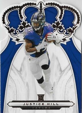 Justice Hill #CR-30 2019 Panini Chronicles Football Crown Royale
