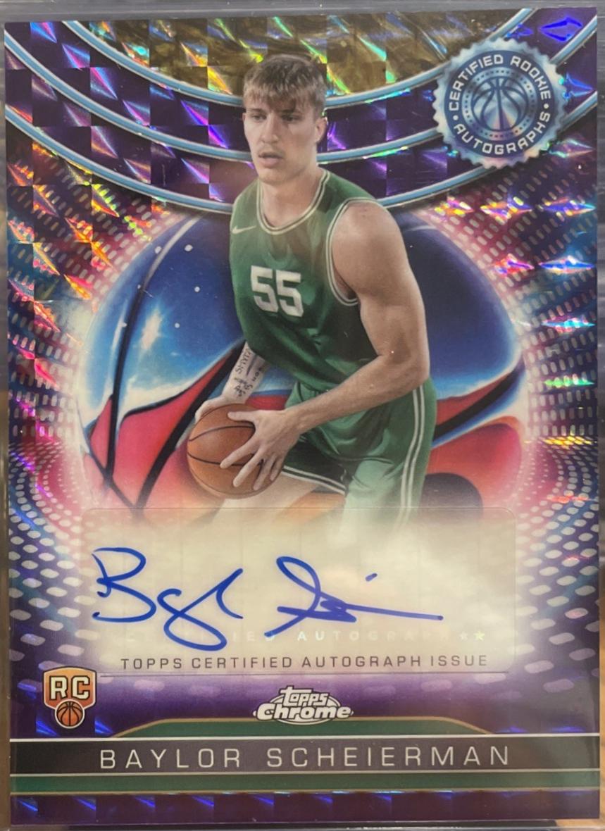 Baylor Scheierman [Purple Sapphire] #TCRA-BS