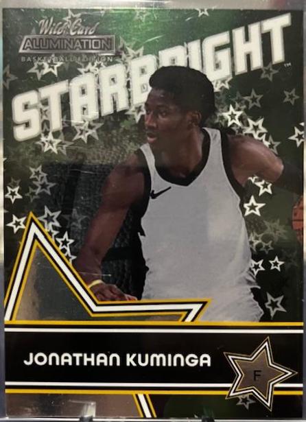 Jonathan Kuminga #SB-11 Basketball Cards 2021 Wild Card Alumination Starbright