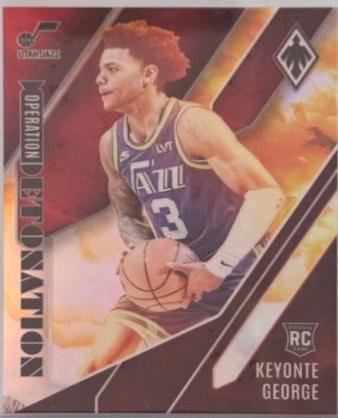 Keyonte George #11 Basketball Cards 2023 Panini Phoenix Operation Detonation