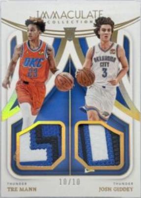 Josh Giddey [Patch Autograph Gold] #107