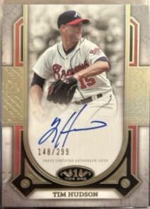 Tim Hudson #PPA-THU Baseball Cards 2024 Topps Tier One Prime Performer Autograph
