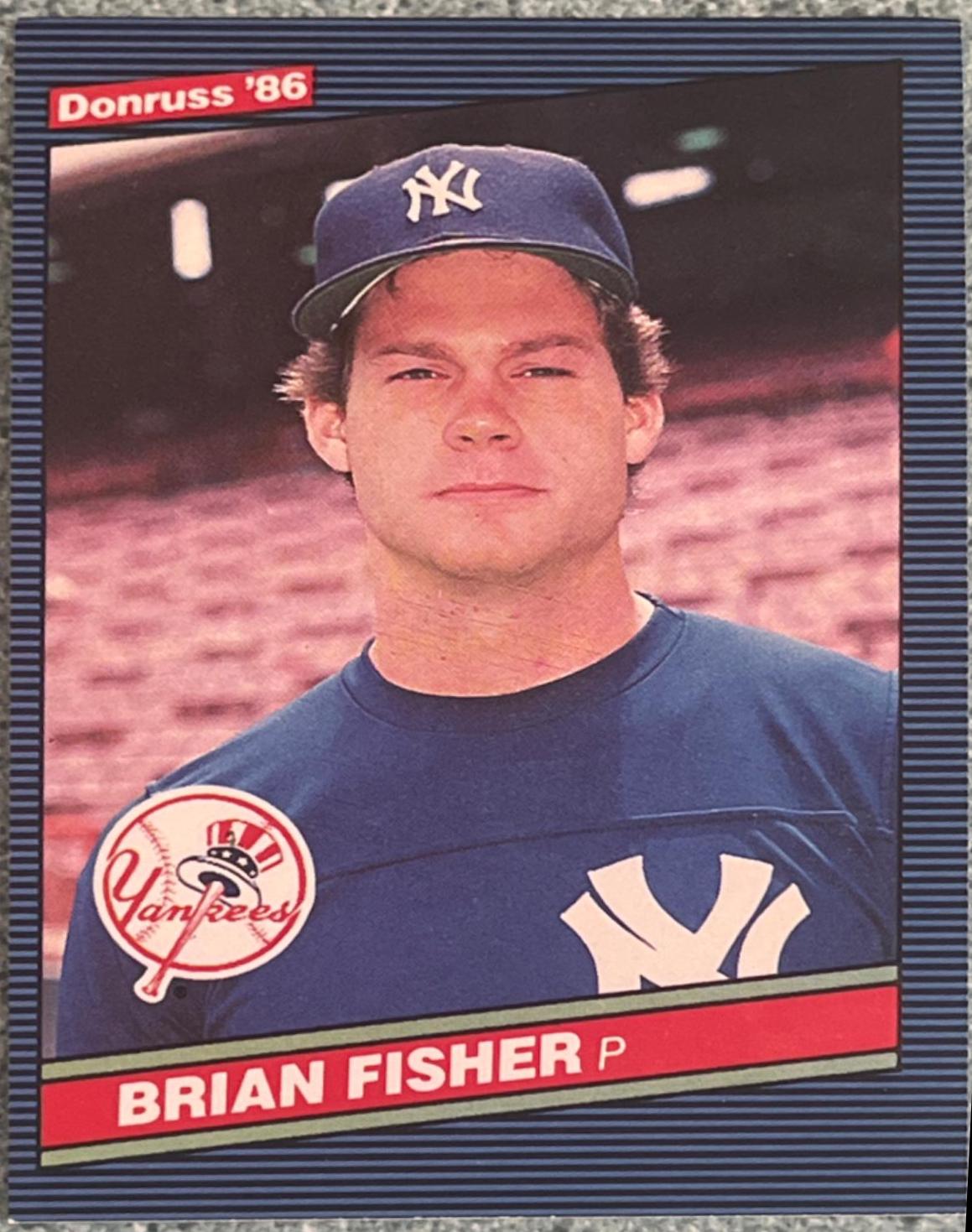 Brian Fisher #492 Baseball Cards 1986 Donruss