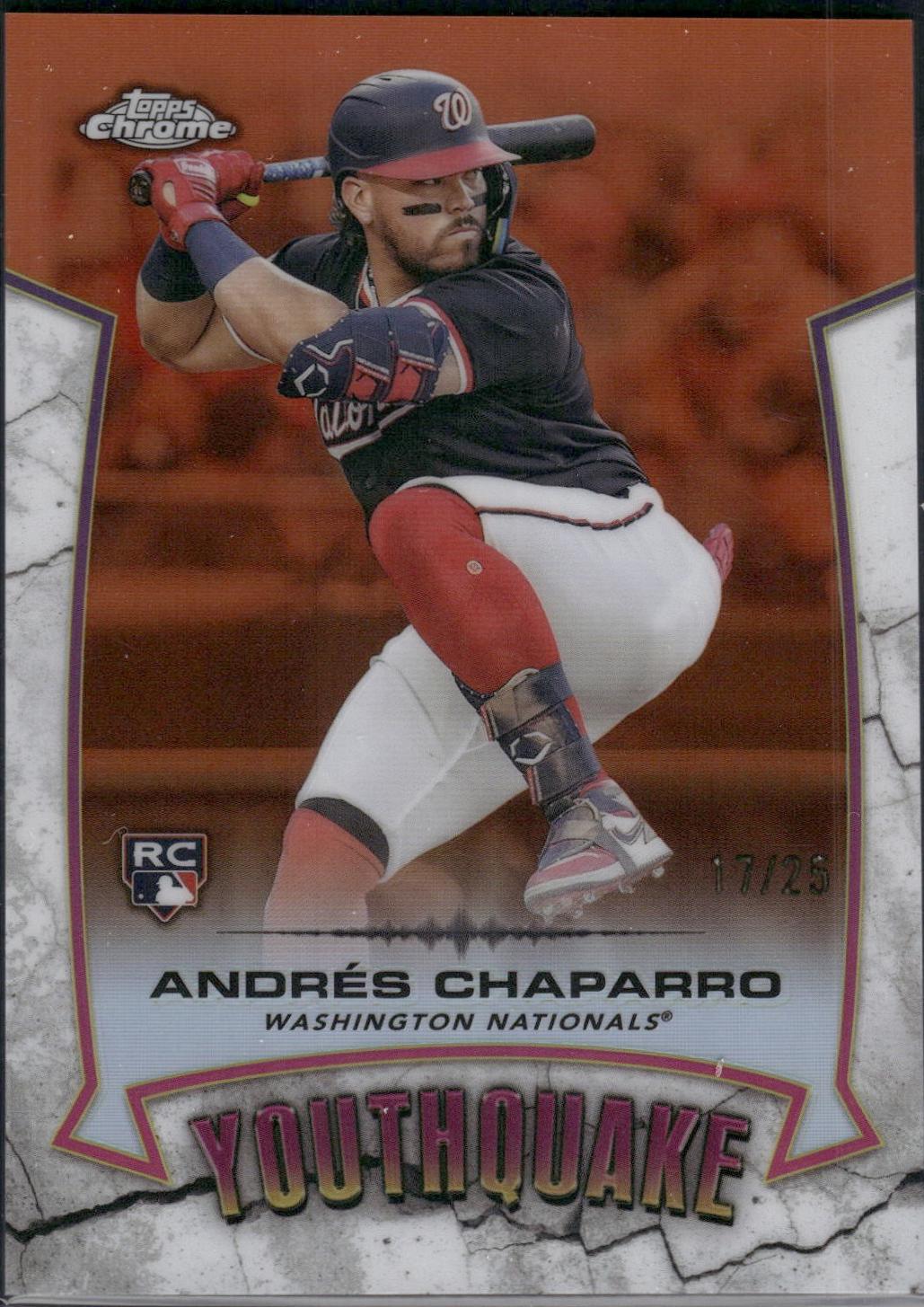 2025 Topps Chrome Youthquake Andres Chaparro #YQ-34 card