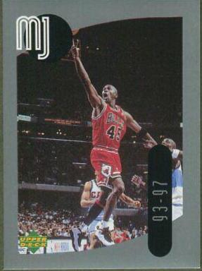 Michael Jordan #45 Basketball Cards 1998 Upper Deck International MJ Stickers
