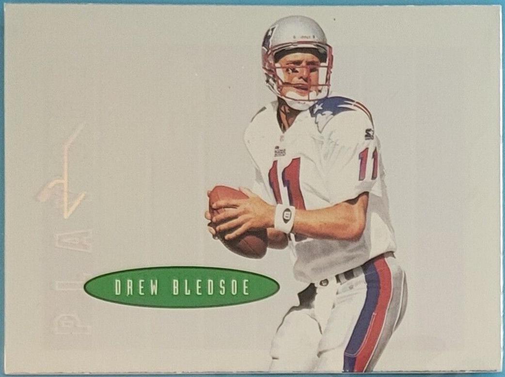 Drew Bledsoe #11 Football Cards 1996 Playoff Contenders